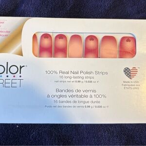 Color Street Pink and Gold Nail Polish Strips